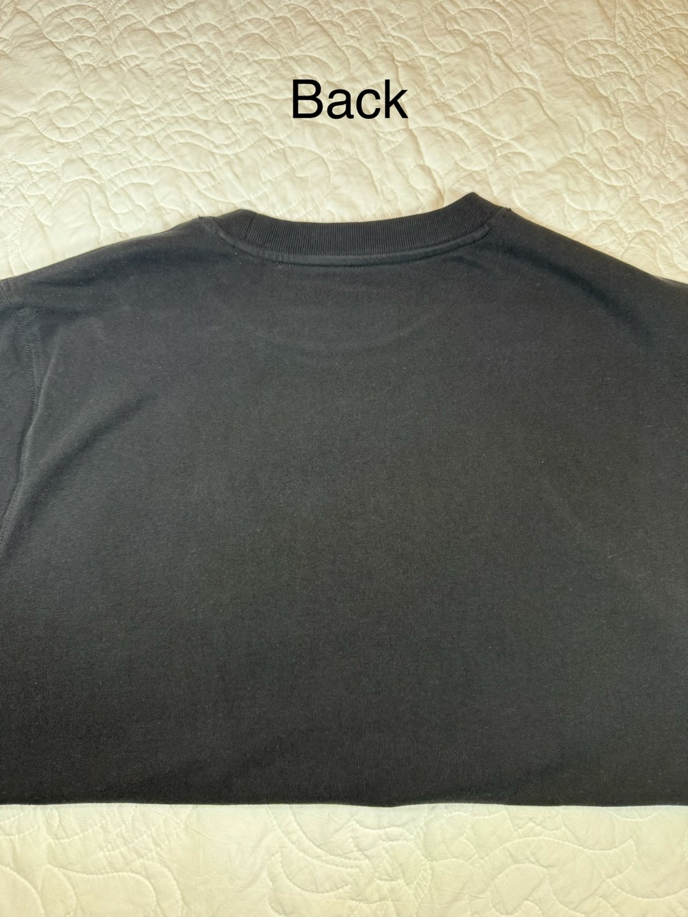 Comfrt Women’s Basic Heavyweight Boxy Tee in Obsidian. Size Small - Picture 5 of 7